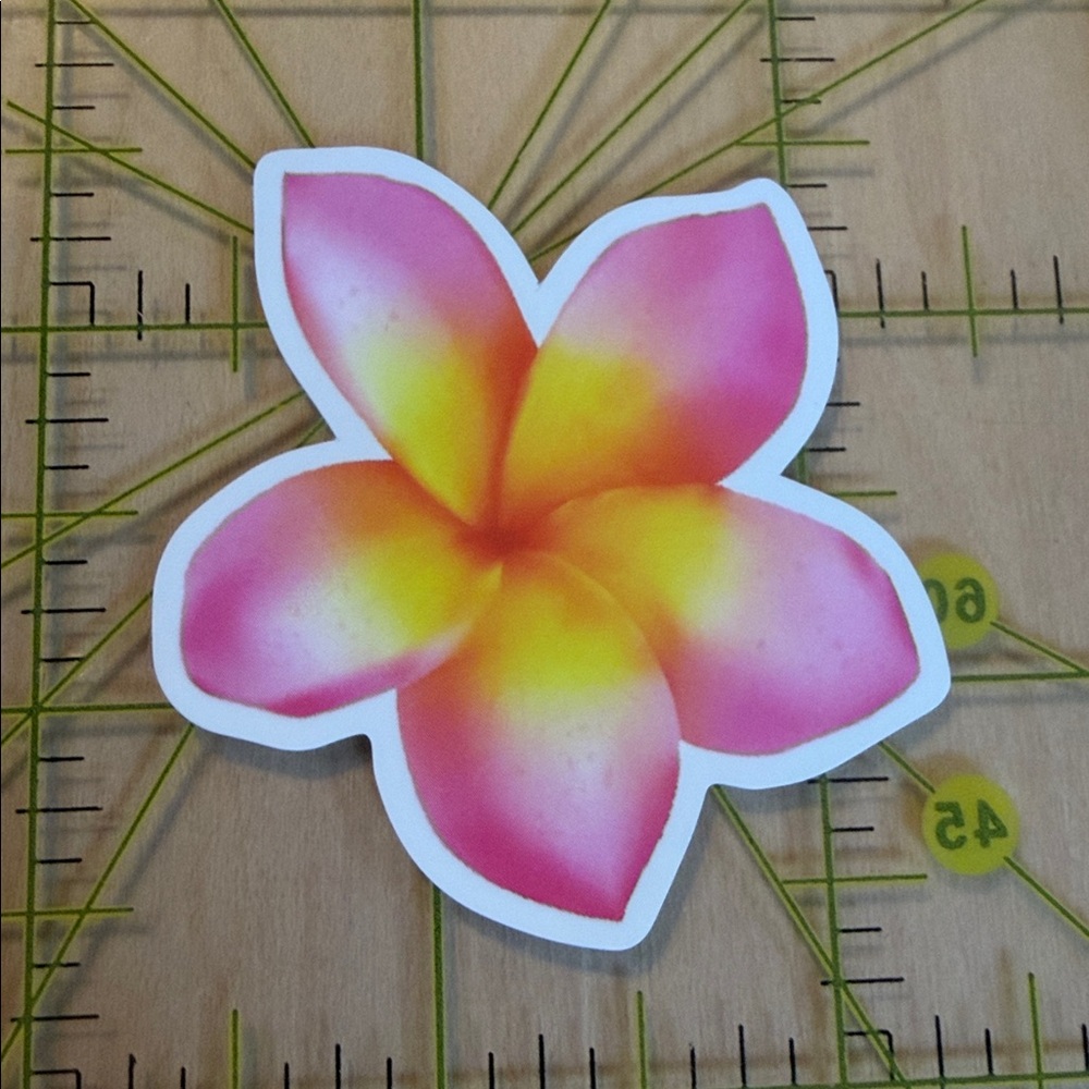 NEW Flower Aesthetic Waterproof Vinyl Sticker
